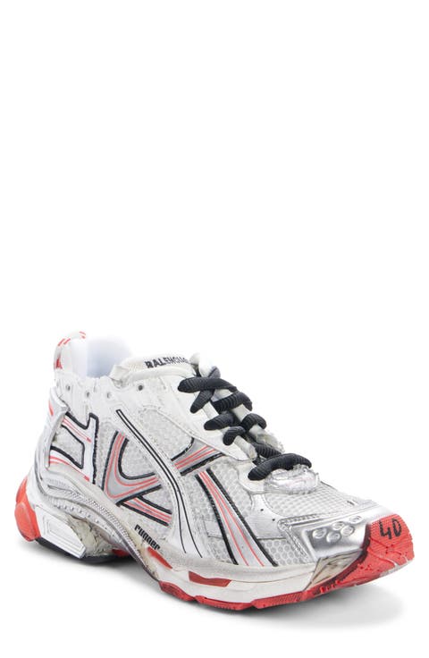 スニーカー BALENCIAGA Men Sneakers 736328 W3SKC 9010 WHITE BLACK white Men's Track Signature Sneaker in Black/white | Balenciaga US