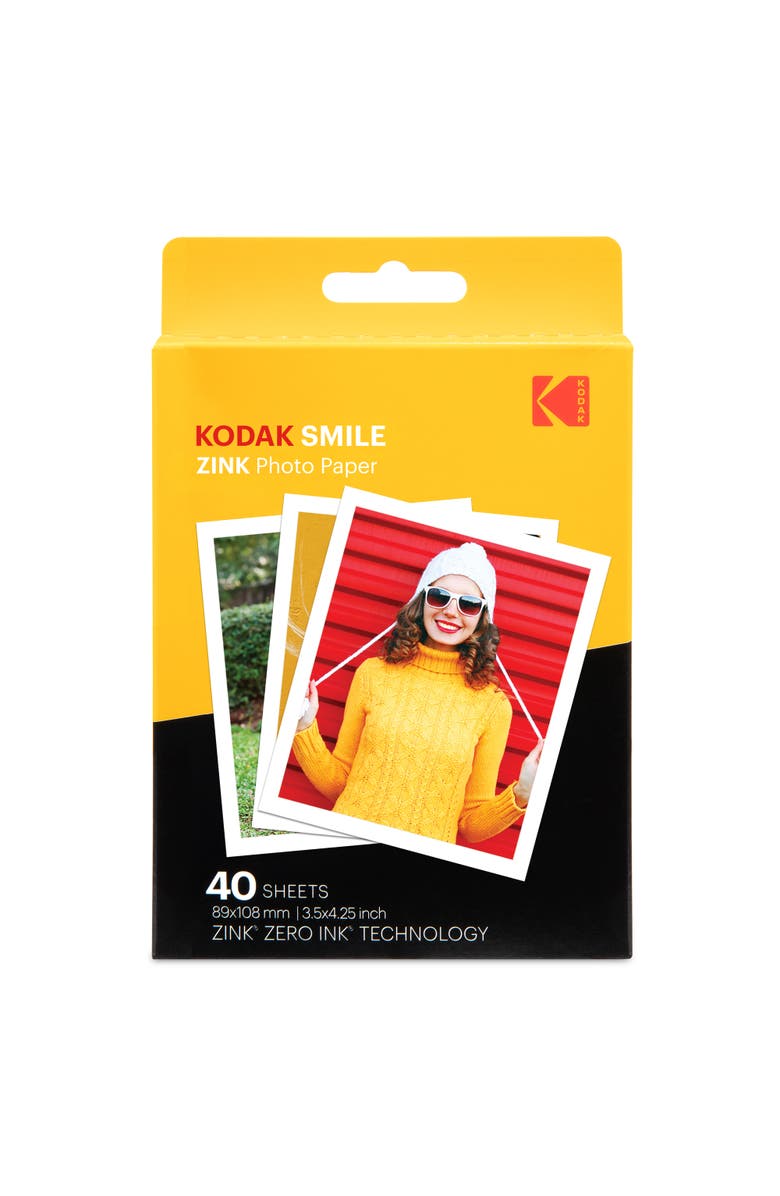 Kodak Zink 3x4 Premium Photo Paper Kit, Alternate, color, White