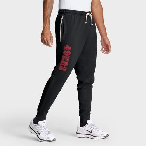 Men's Nike Black San Francisco 49ers Sideline Standard Issue Ground Game Dri-FIT Taper Pants