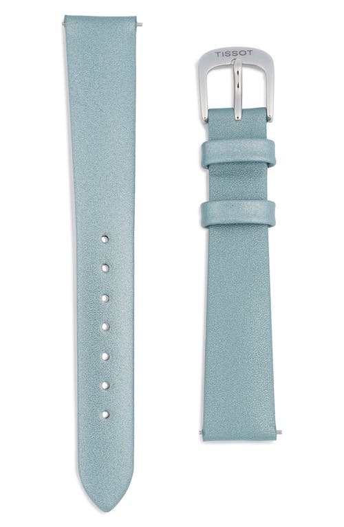 Tissot Odaci-t Leather Strap Watch, 33mm In Silver