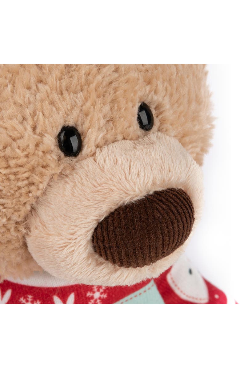 Gund Toothpick Bear with Holiday Sweater, Alternate, color, 