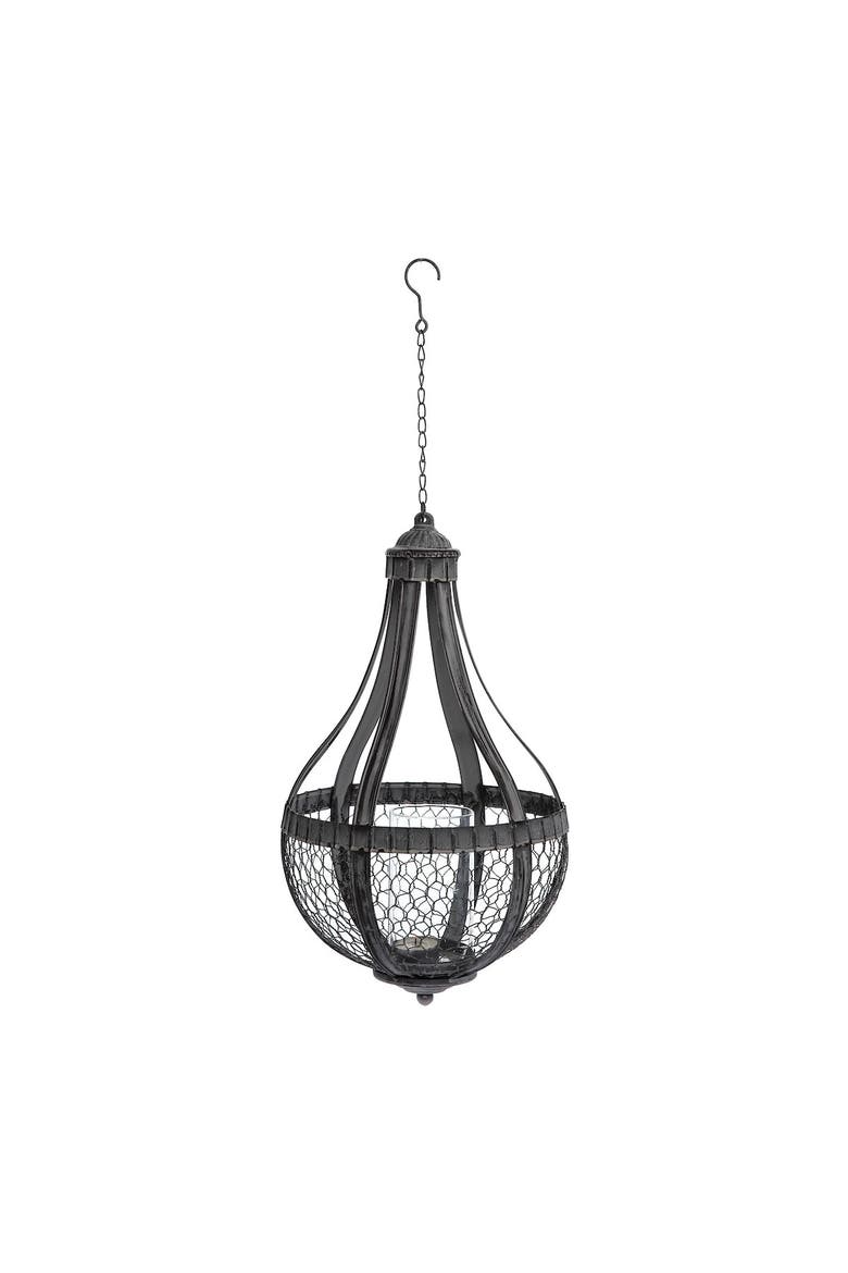 French Wire Pendant Lamp, Main, color, Black