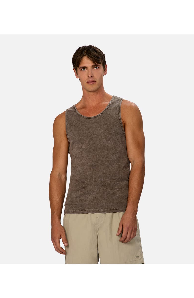 Industrie Australia THE WSHD BRANDO RIBBED SINGLET, Main, color, New Jungle