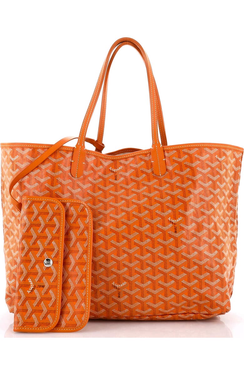 Pre-Owned Goyard Saint Louis Tote Coated Canvas PM, Alternate, color, Orange