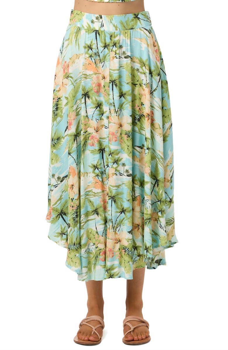 O'Neill Marnie Curved Hem Maxi Skirt, Main, color, 