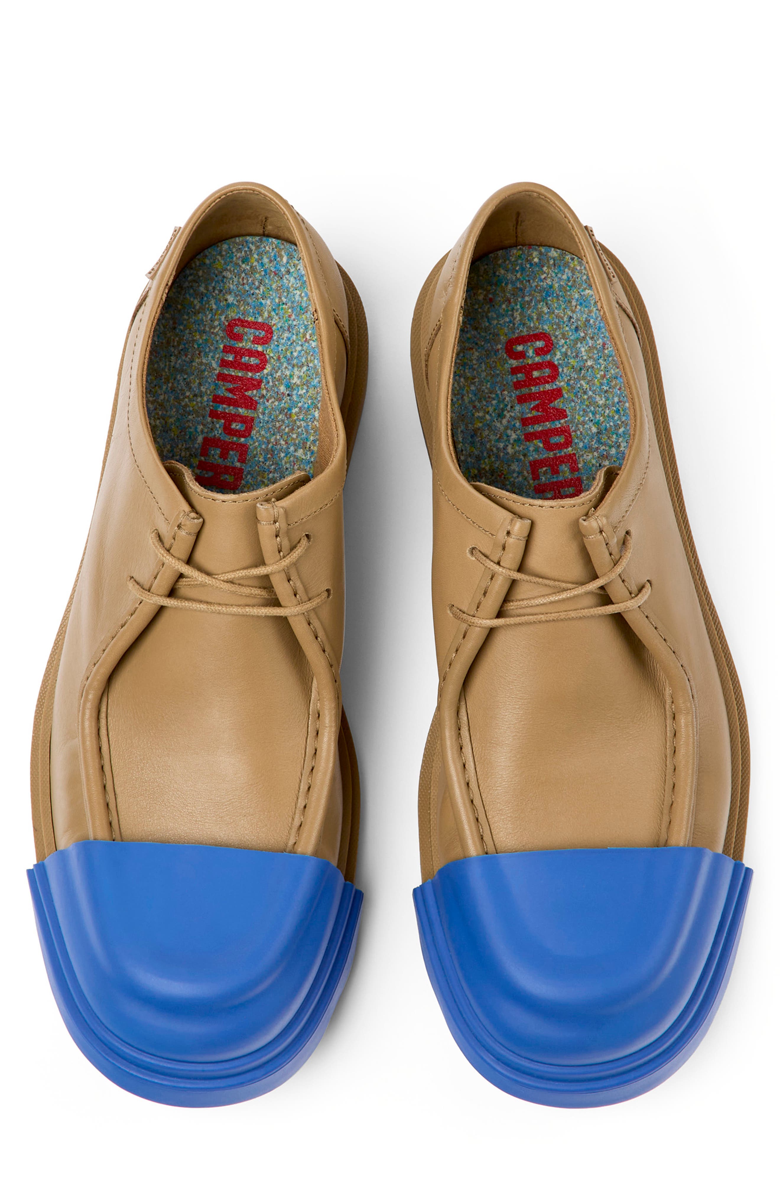 Junction Cap Toe Chukka Shoe, Alternate, color, MEDIUM BROWN