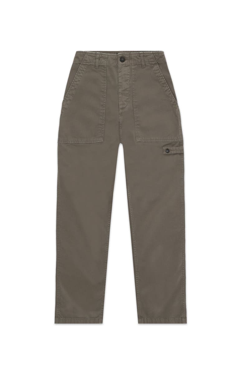 Military Style Vintage Trousers, Main, color, Leather