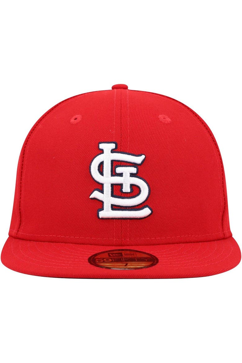 Men's New Era Red St. Louis Cardinals 9/11 Memorial Side Patch 59FIFTY Fitted Hat, Alternate, color, Red
