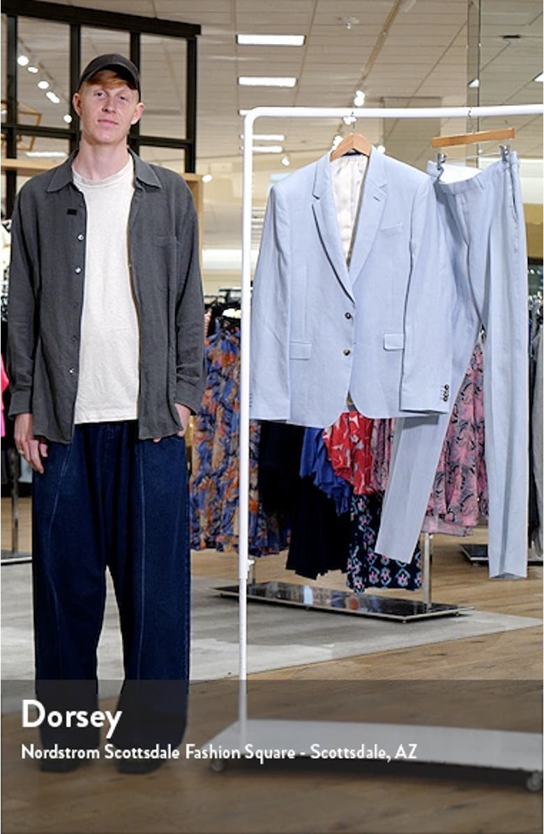 Tailored Fit Solid Linen Suit, sales video thumbnail