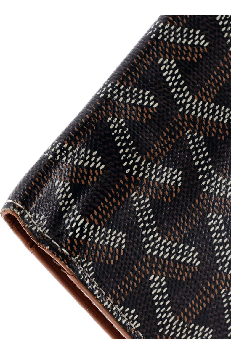 Pre-Owned Goyard Saint Marc Card Case Coated Canvas, Alternate, color, Black