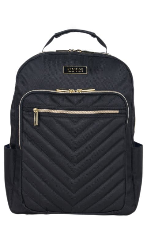 Chelsea Chevron Quilted Backpack