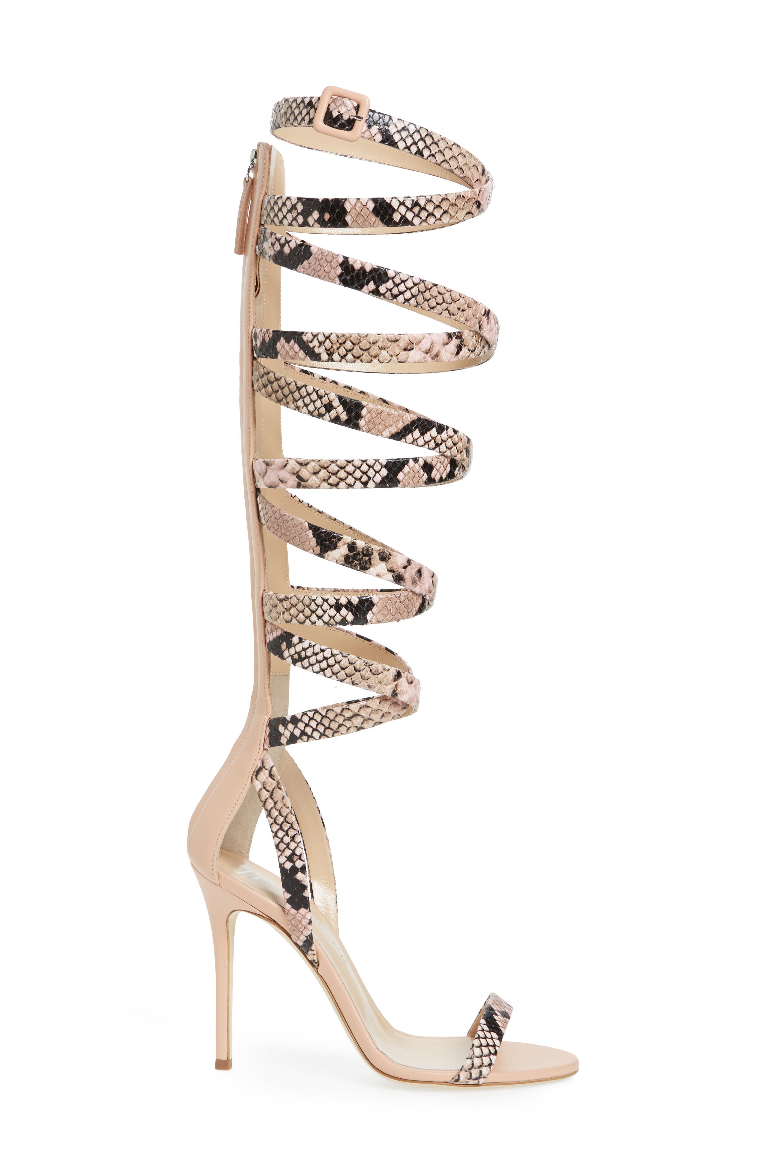 Giuseppe Zanotti Giuseppe for Jennifer Lopez Emme Knee-High Gladiator Sandal, Alternate, color, 