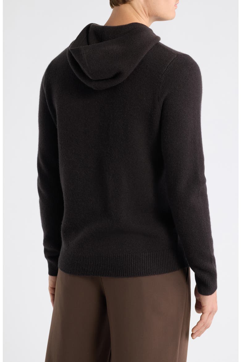 Luxe Cashmere Hooded Sweater, Alternate, color, BROWN LATTE
