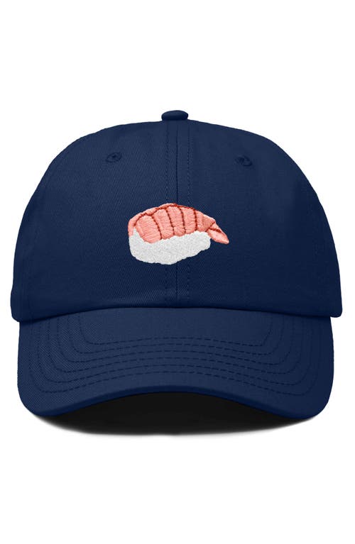 DALIX DALIX SHRIMP SUSHI EMBROIDERED DAD CAP