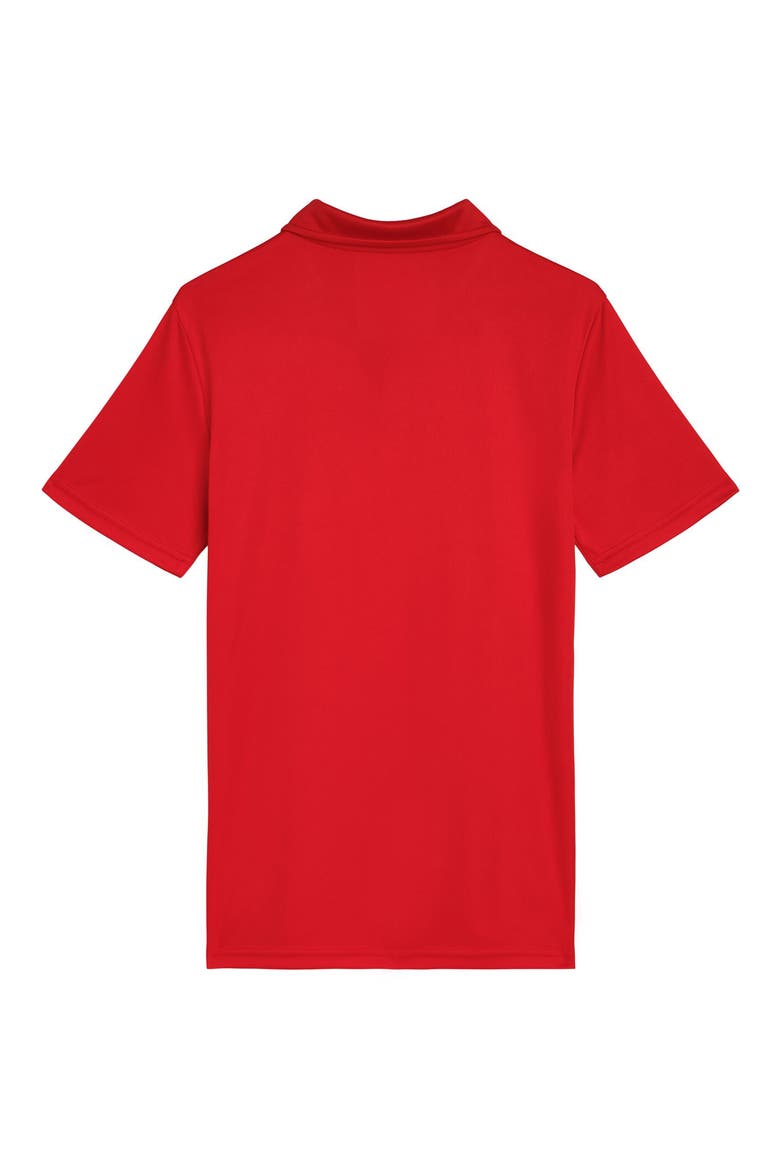 Kids' House of Graphics Performance Polo, Alternate, color, MEDIUM RED