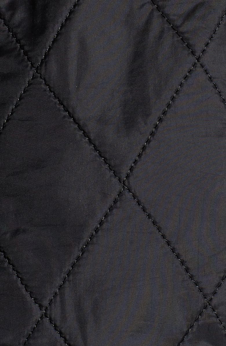 Barbour Cavalry Fleece Lined Vest, Alternate, color, Black/ Black