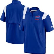 Nike Men's Nike Royal Buffalo Bills Sideline Coaches Chevron Lockup Pullover Top