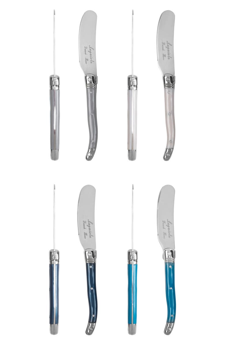 FRENCH HOME 8-Piece Spreader Knife Set, Alternate, color, Coastal Frost