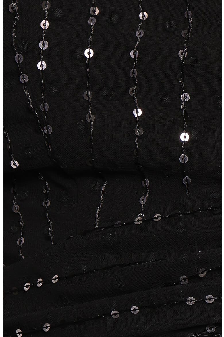 Brooke Tiered Cutout Minidress, Alternate, color, BLACK