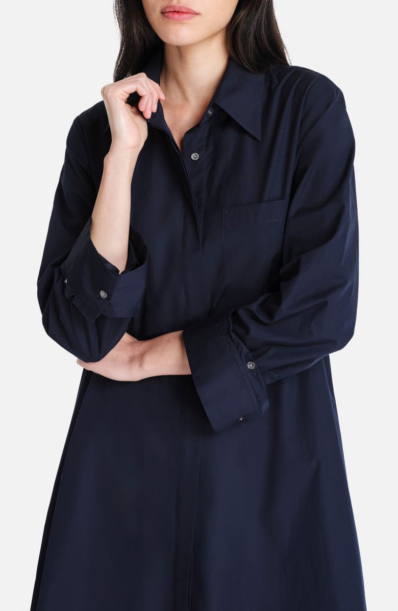 TWP Jennys Long Sleeve Cotton Shirtdress, Alternate, color,