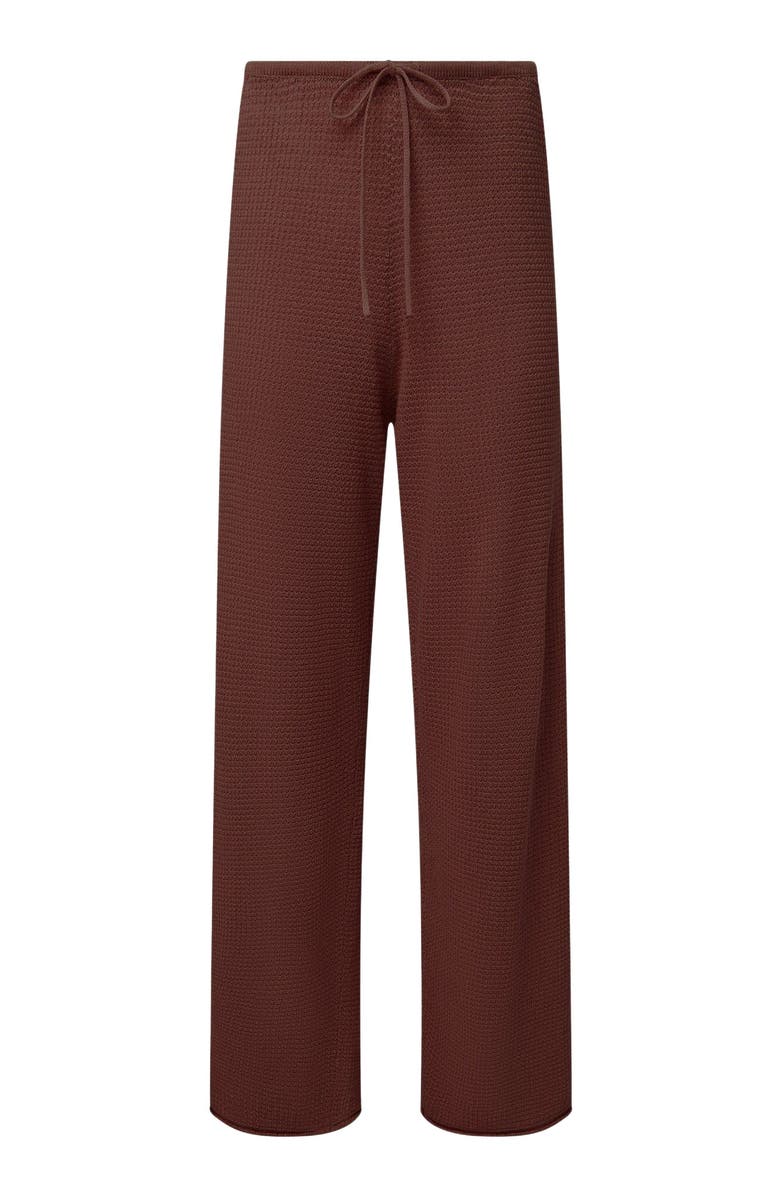 Onia Knit Drawstring Pant, Alternate, color, Brown