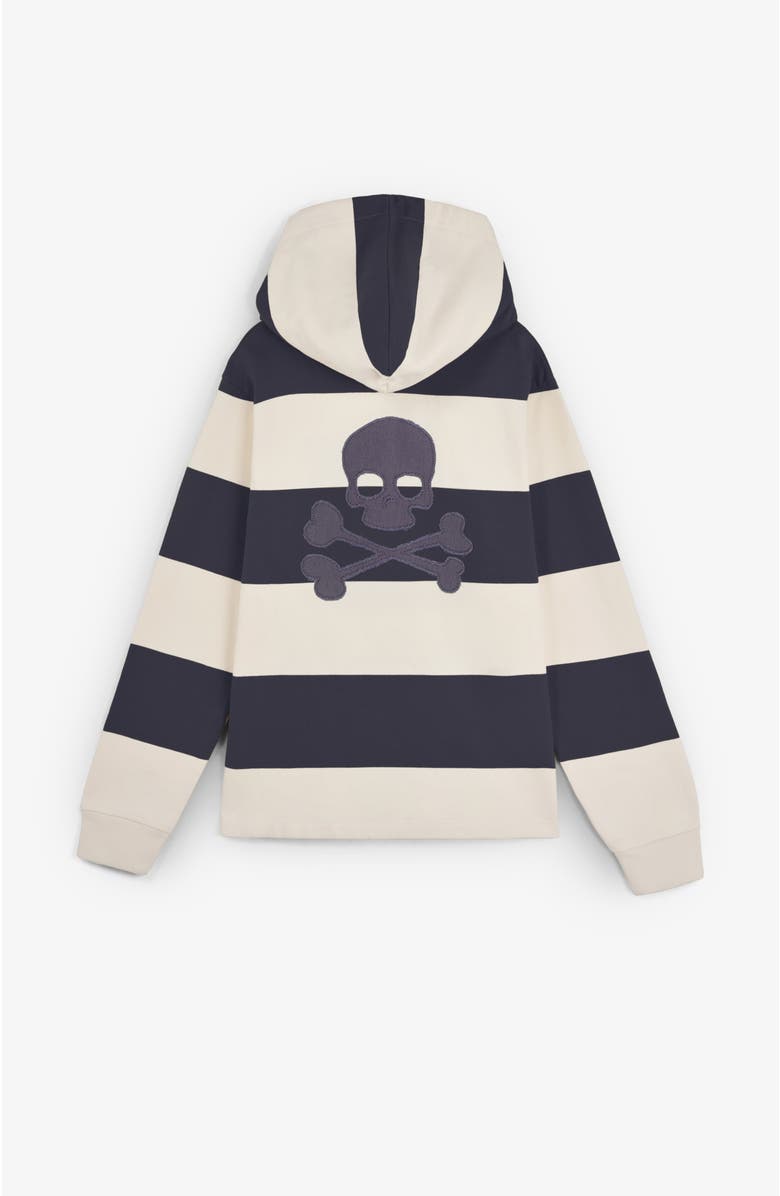 Scalpers Stripesskullhoodie Kids, Alternate, color, Navystripes