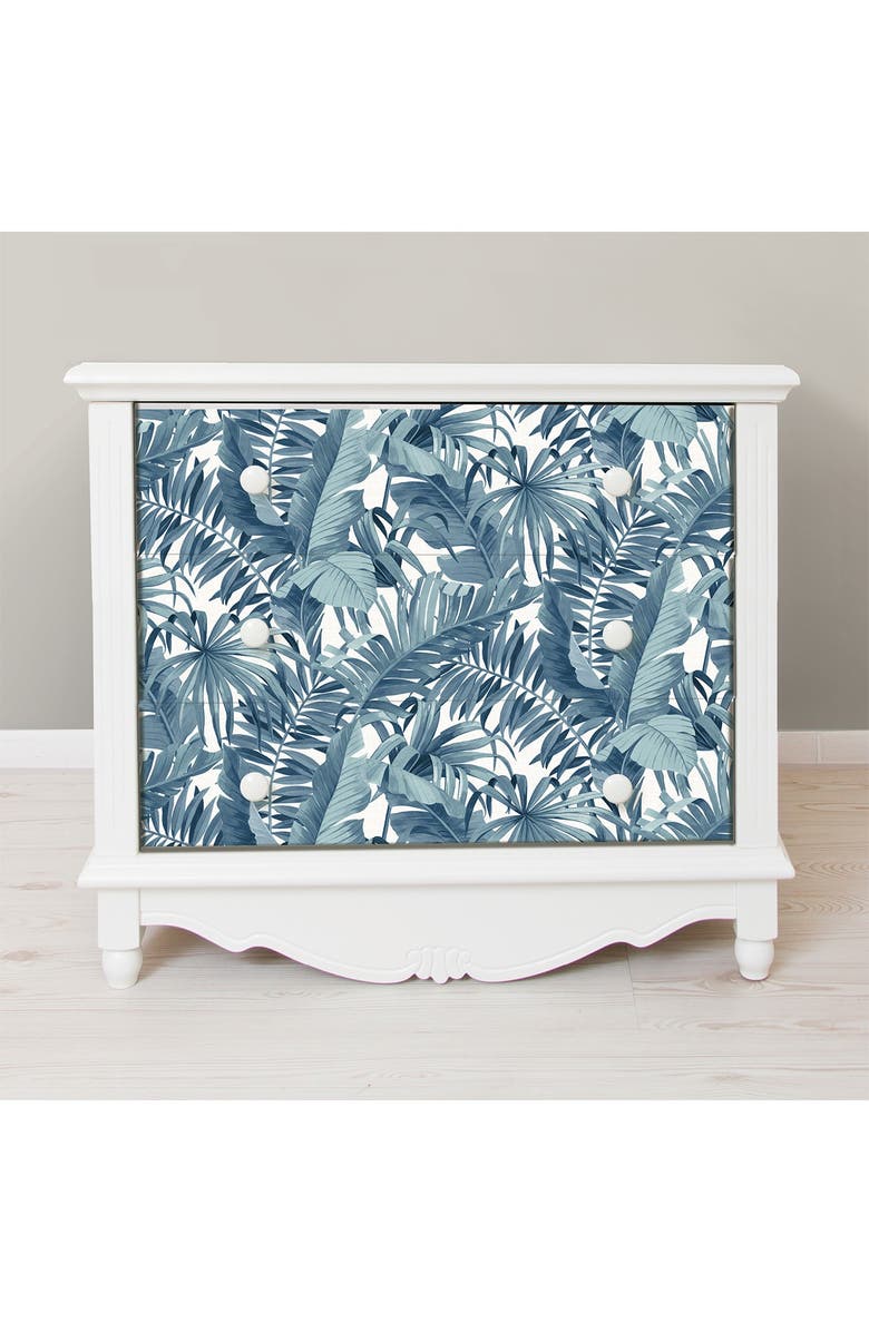 Wallpops Blue Maui Peel & Stick Wallpaper, Alternate, color, Blue