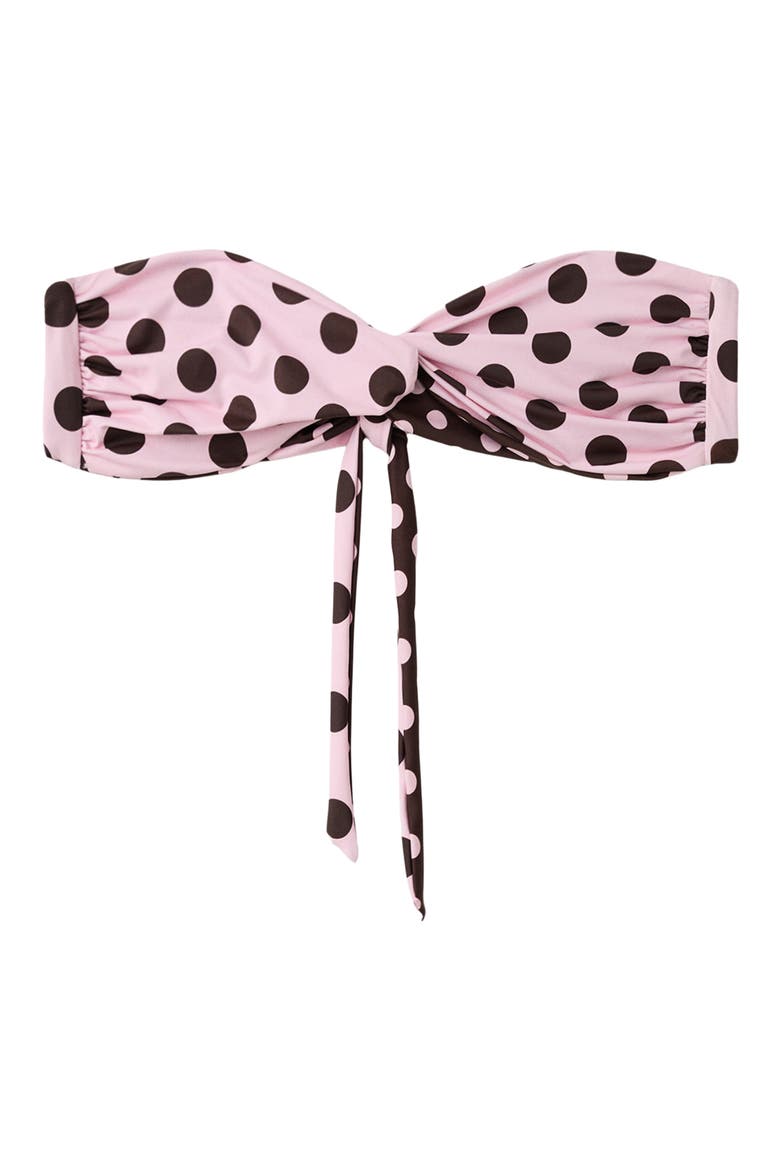 Twist Front Reversible Bikini Top, Main, color, PINK