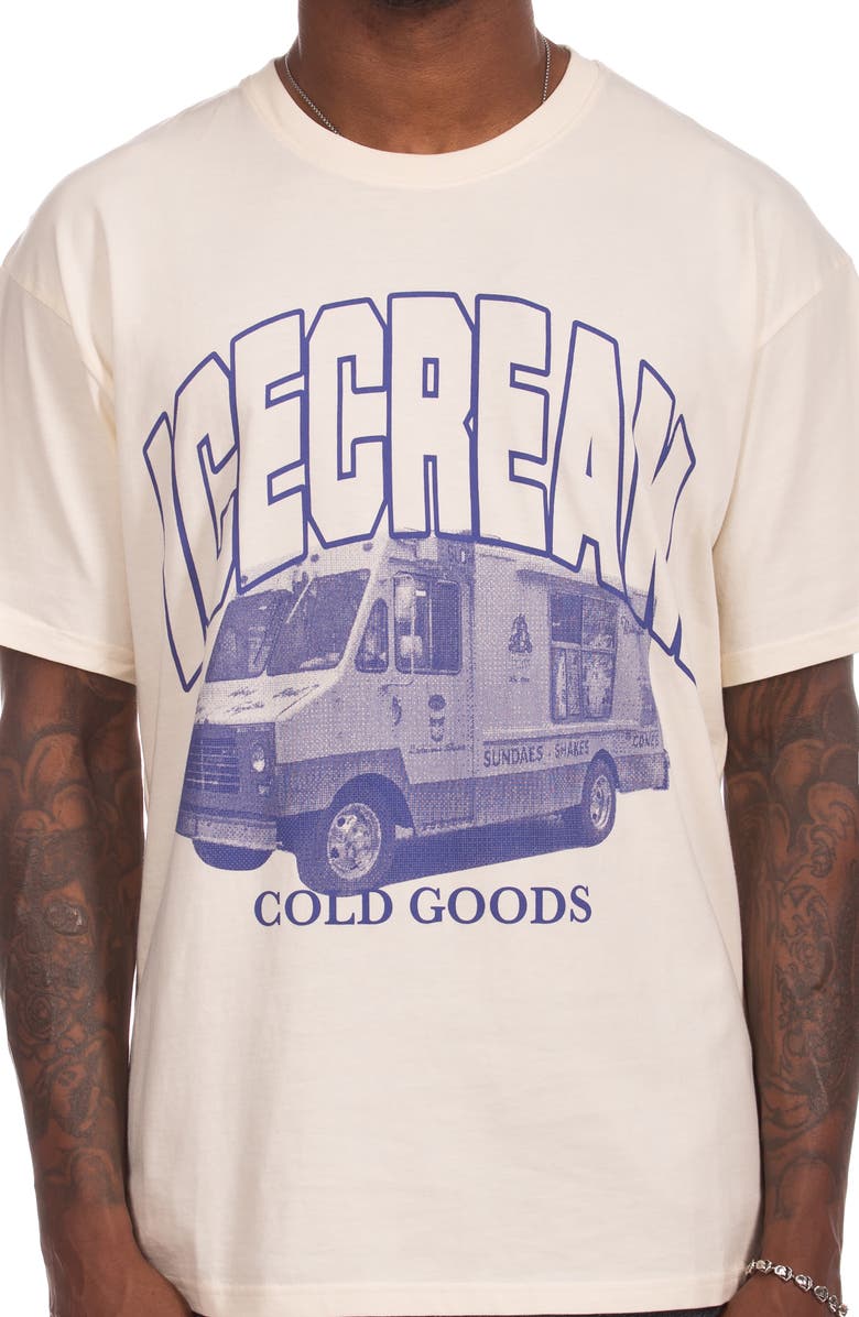 ICECREAM Ride Cotton Graphic T-Shirt, Alternate, color, White
