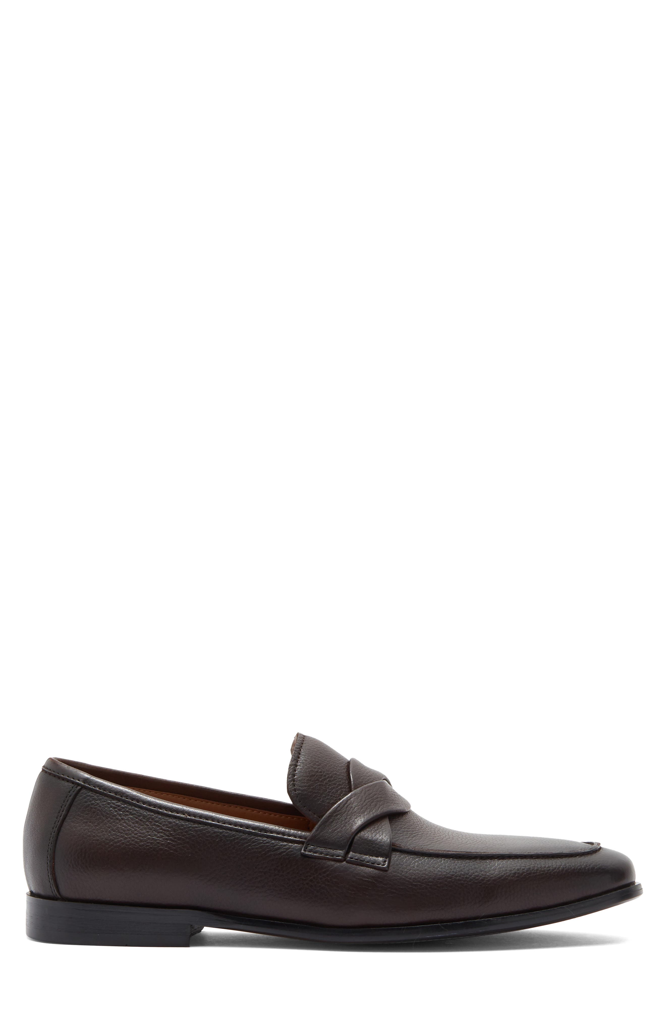 Chevoit Loafer, Alternate, color, BROWN