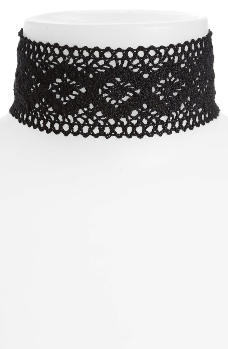 BP. Crochet Choker, Main, color, 