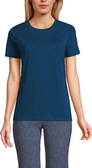 Lands' End Supima Cotton Crewneck T-Shirt