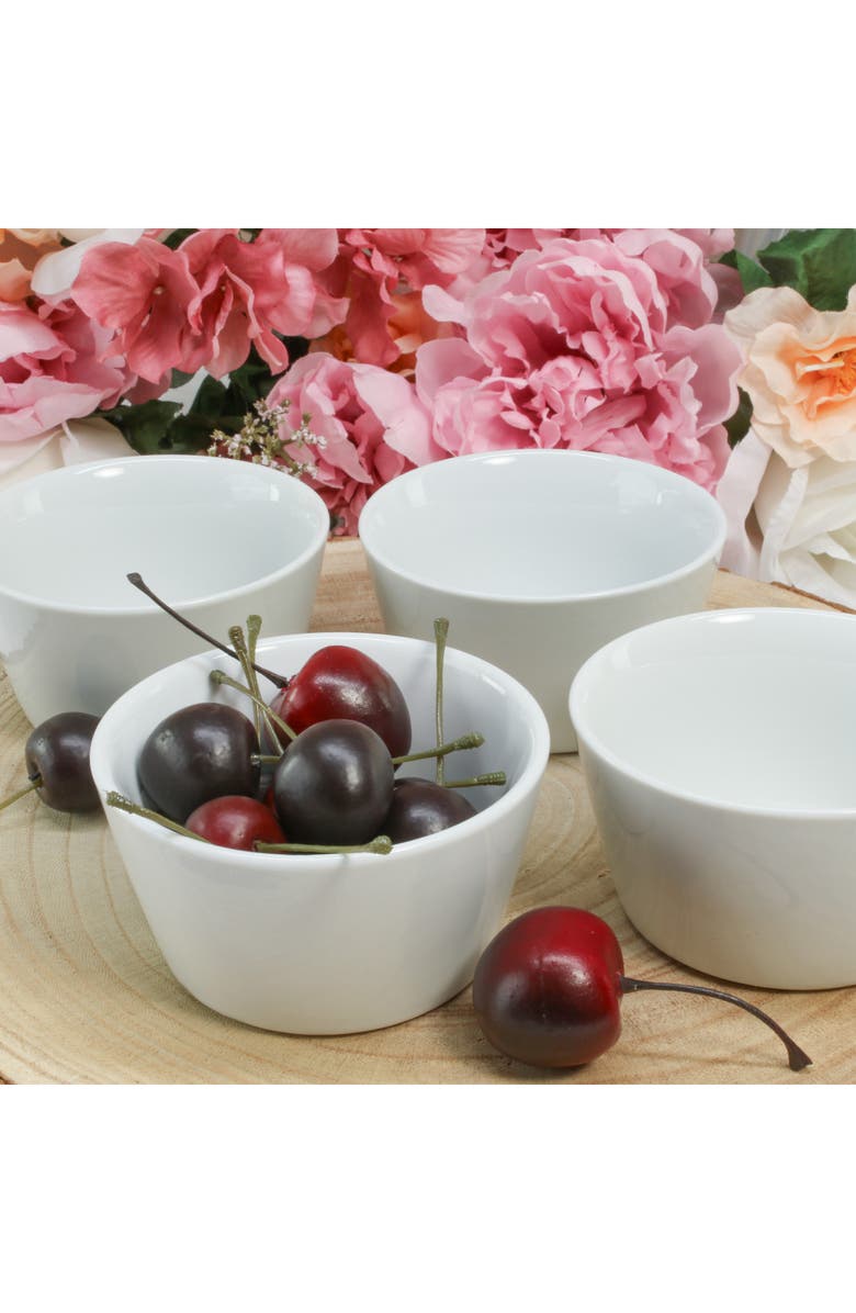 BIA Cordon Bleu Oslo Set of 4 Ramekins, Alternate, color, White