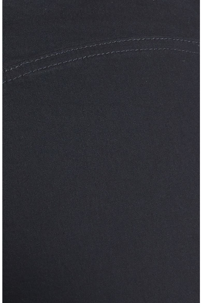 'Glove' Ruched Jean Leggings, Alternate, color, BLACK