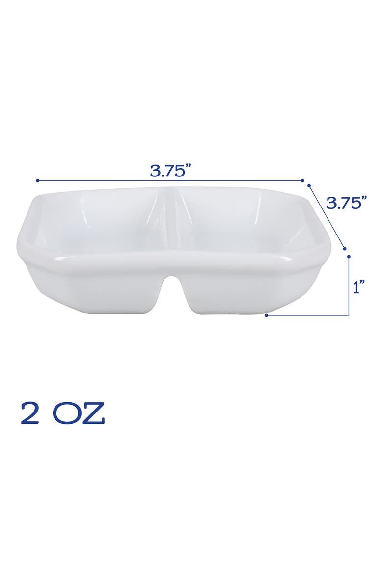 BIA Cordon Bleu Set of 12 Asian 2-Ounce Divider Dishes, Alternate, color, 