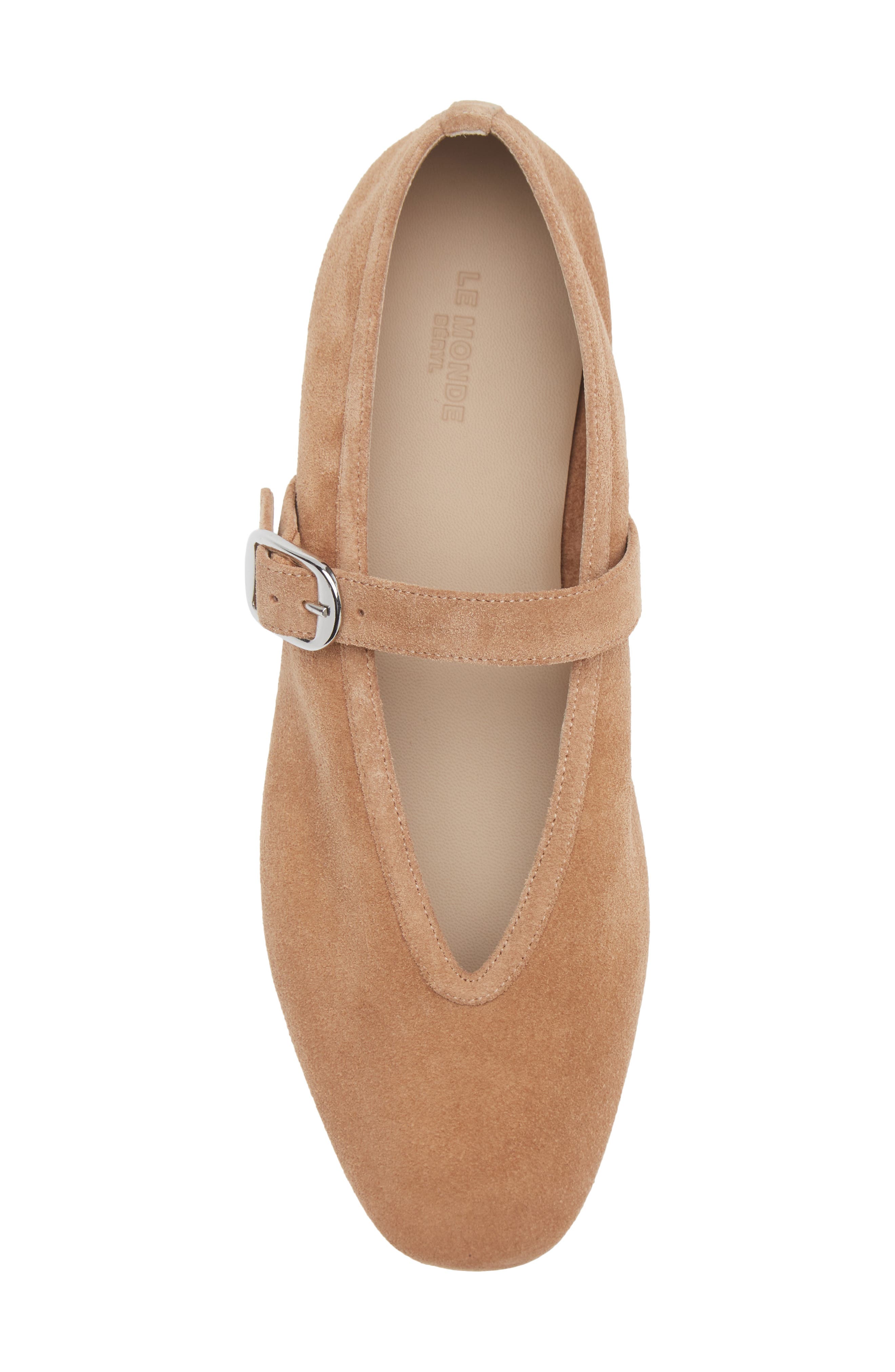 Le Monde Béryl Stella Buckle Strap Ballet Flat, Alternate, color, Sienna