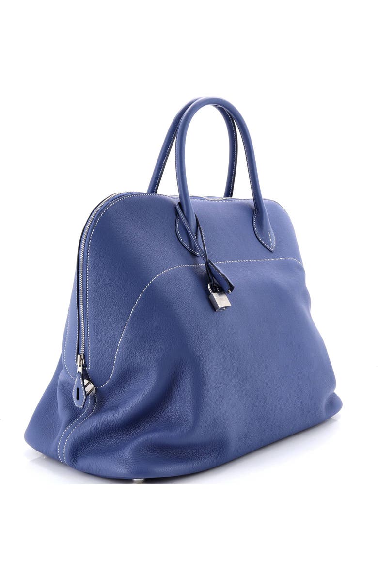Pre-Owned Hermes Bolide Relax Bag Evercolor 45, Alternate, color, Bleu Brighton