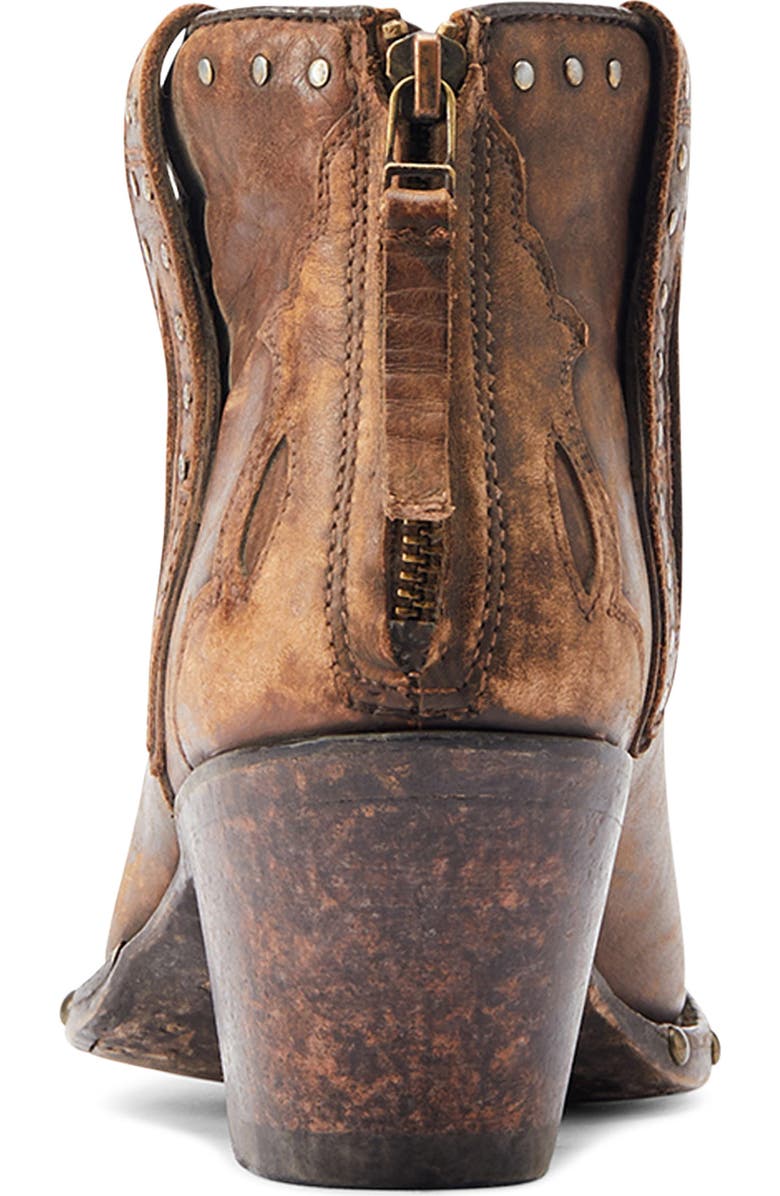 Ariat Greeley Western Bootie, Alternate, color, Naturally Distressed Brown
