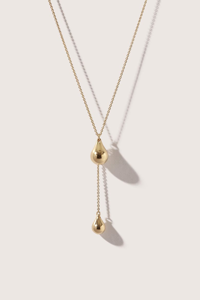 14kt Gold Vermeil Stilla Lariat Necklace, Main, color, Yellow Toned Gold