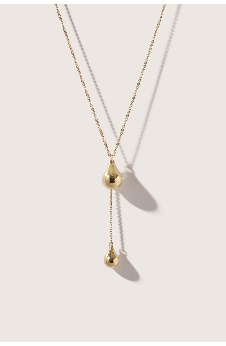 Otiumberg 14kt Gold Vermeil Stilla Lariat Necklace, Main, color, Yellow Toned Gold