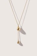 Otiumberg 14kt Gold Vermeil Stilla Lariat Necklace