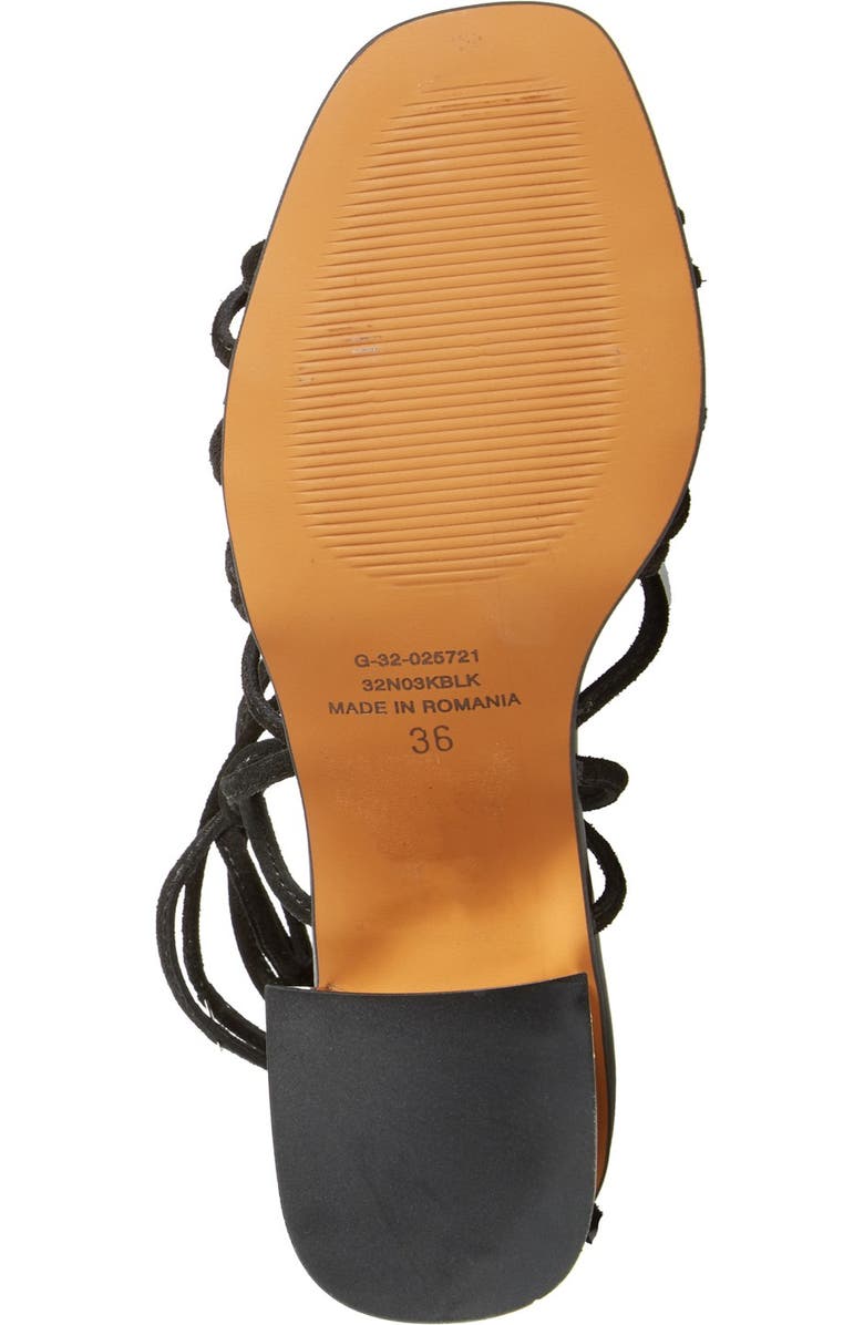 Topshop 'Napoli' Block Heel Sandal, Alternate, color,