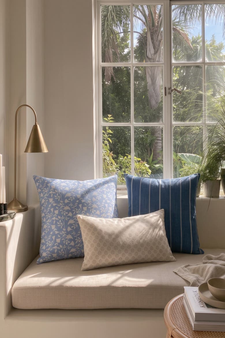 Bodhi Pillow Cover, Alternate, color, Shortbread