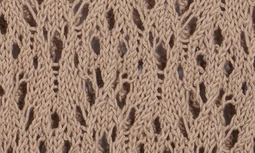Eileen Fisher Open Stitch Organic Cotton Crewneck Sweater In Neutral