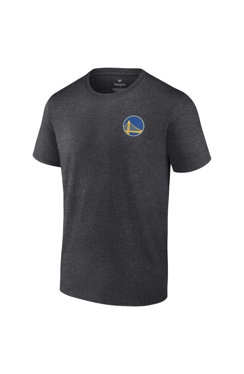 FANATICS Men's Fanatics Branded Heathered Charcoal Golden State Warriors 2022 Western Conference Champions Play Your Game T-Shirt, Alternate, color, 