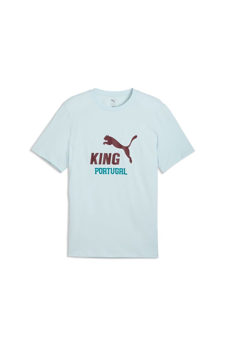 PUMA Men's Puma Mint Portugal National Team King Logo T-Shirt, Alternate, color, Mint