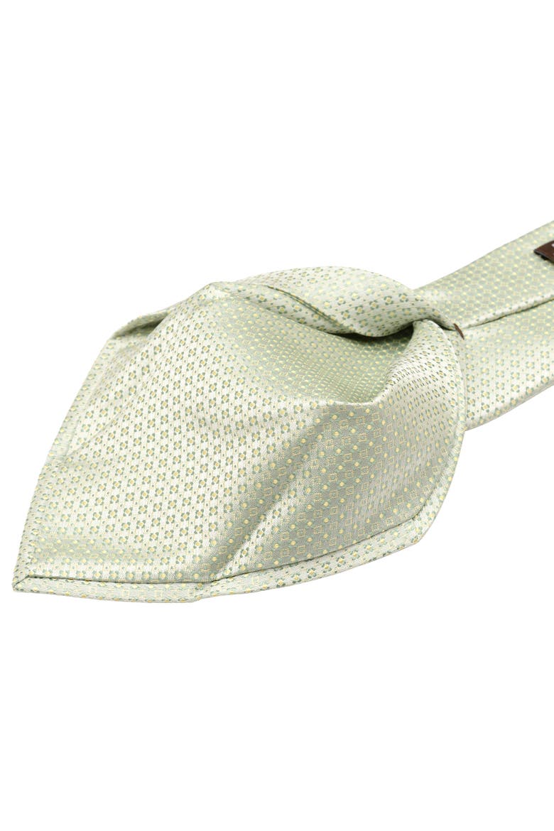 Romeo - Silk Jacquard Tie for Men, Alternate, color, Mint Sorbet