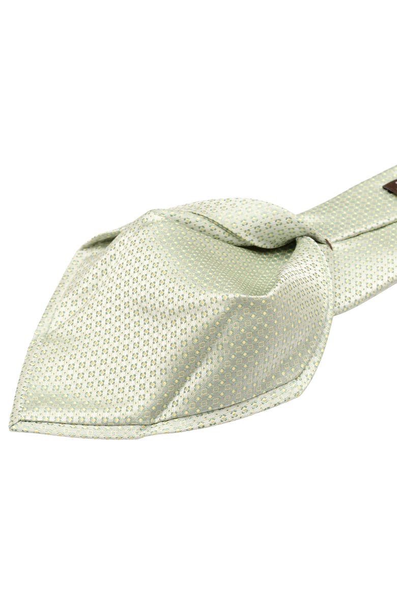 Elizabetta Romeo - Silk Jacquard Tie for Men, Alternate, color, Mint Sorbet