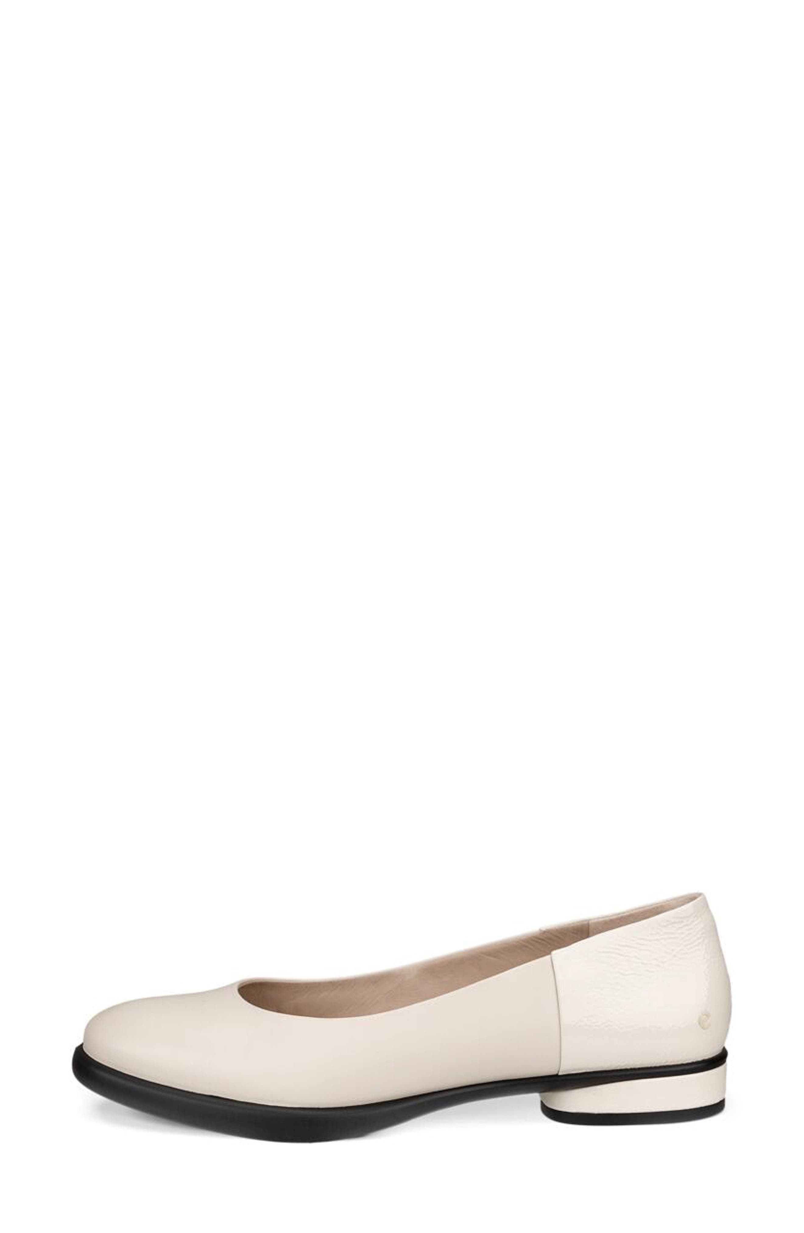 ECCO Sculpted LX Water Resistant Ballet Flat, Alternate, color, Limestone