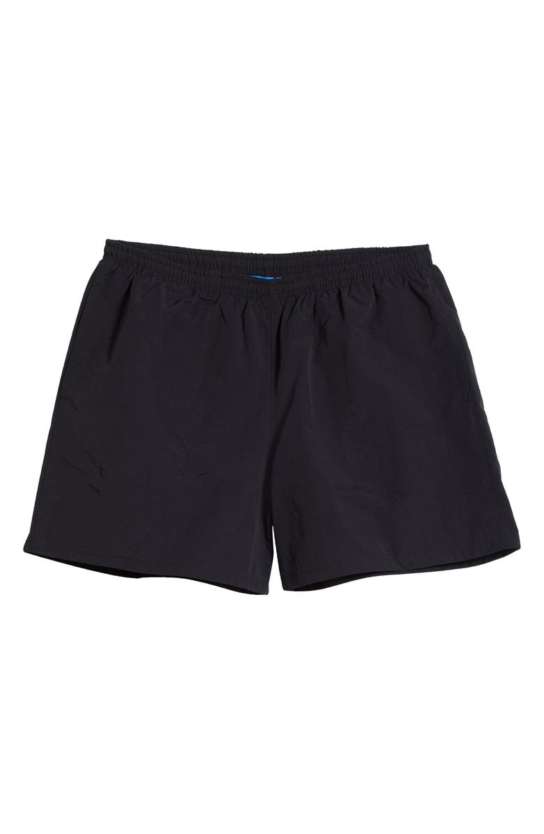 MARKET SMILEY<sup>®</sup> Lockup Tech Shorts, Alternate, color, Pirate Black